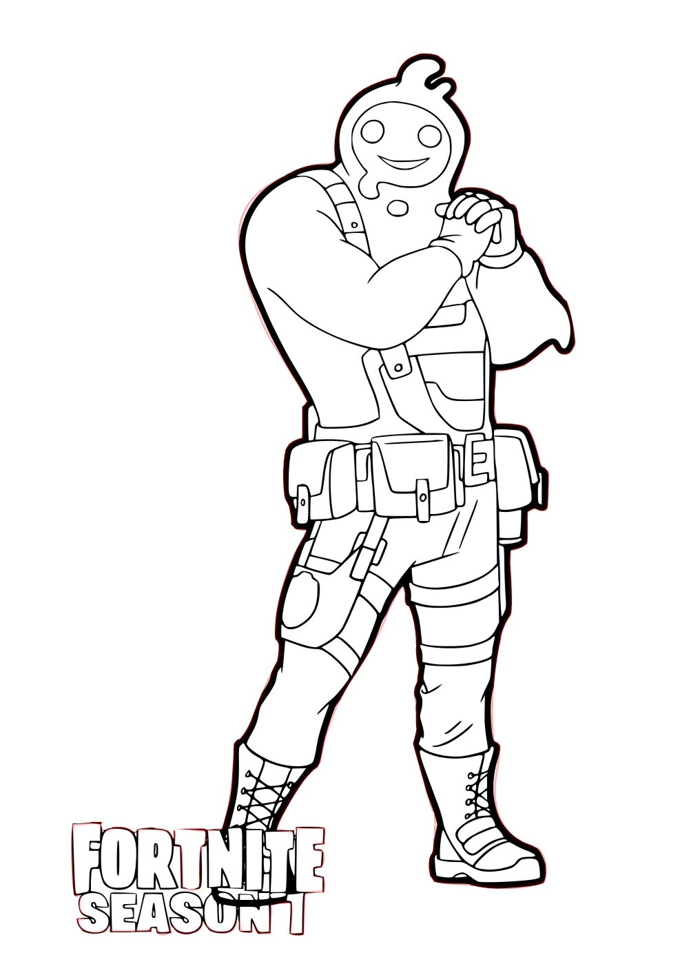 27 Fortnite Coloring Pages Battle Royale Printable PDF Print Color Craft