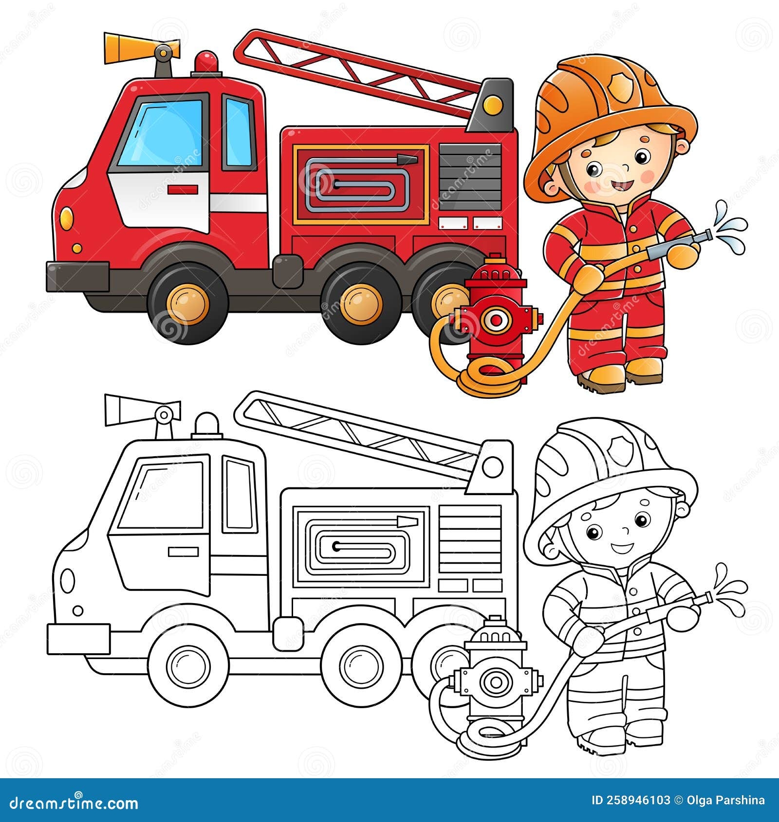fire truck pictures for kids
