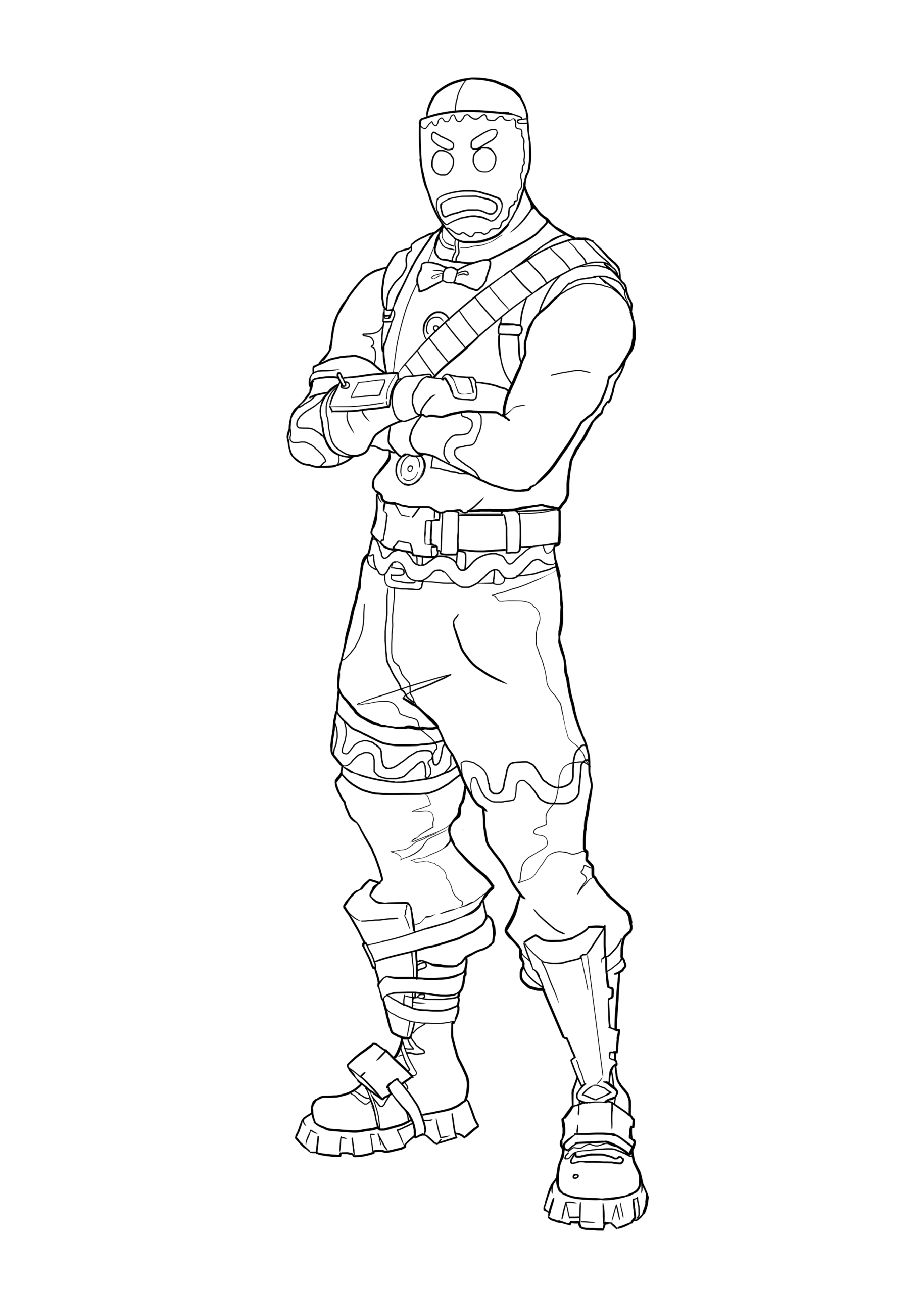 printable coloring pages of fortnite