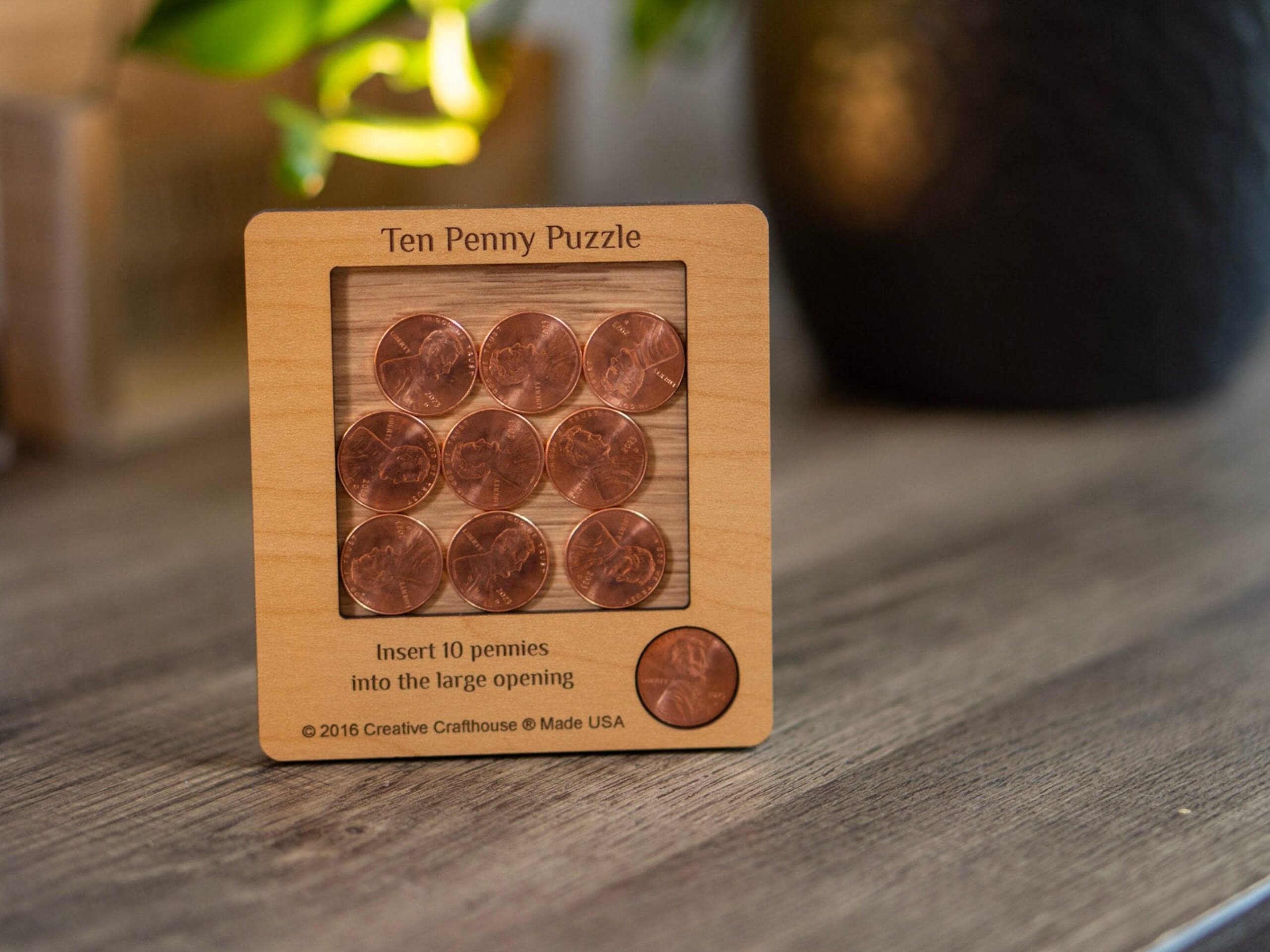 10 penny puzzle template free