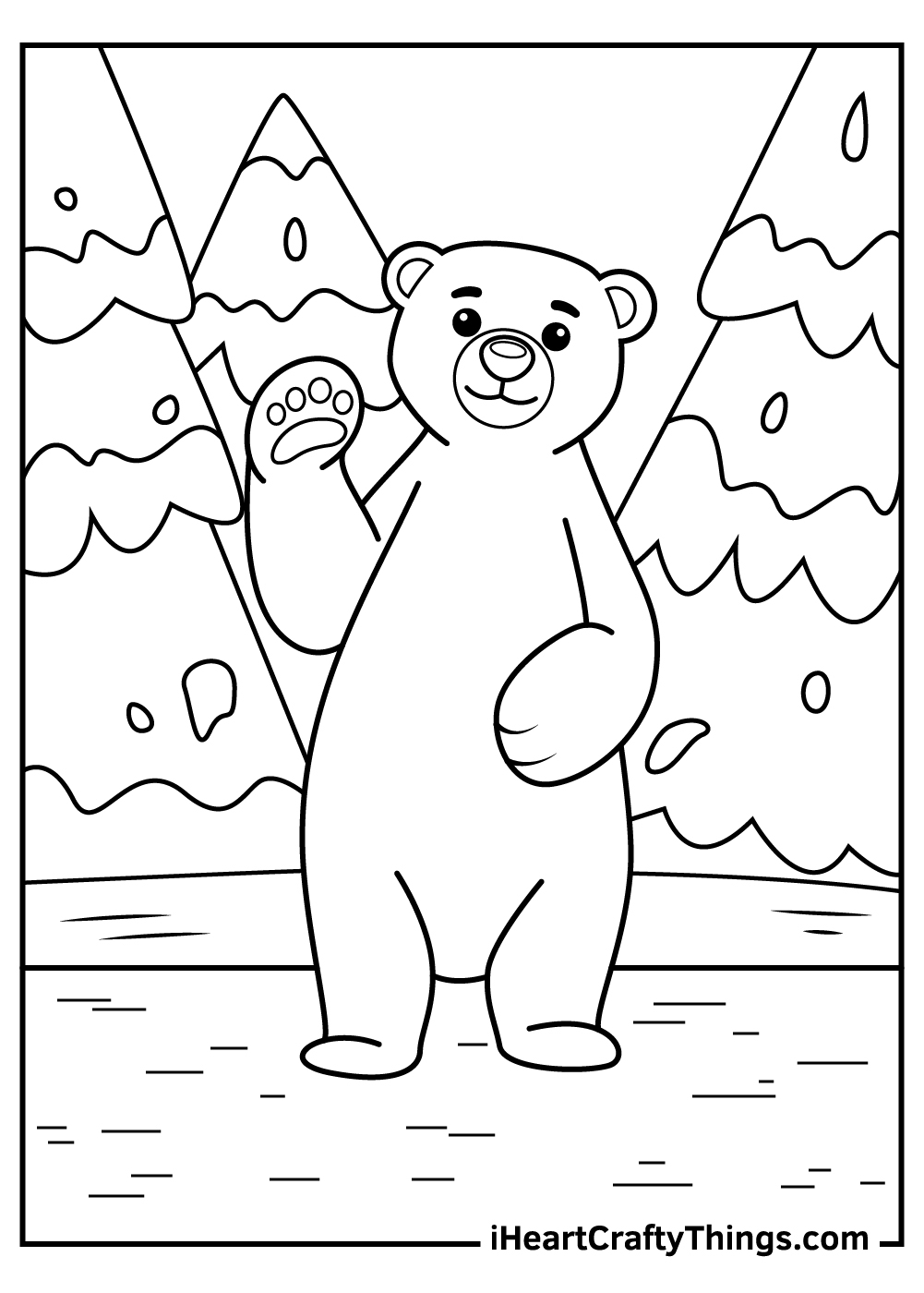 10 Polar Bear Coloring Pages 100 Free Printables 