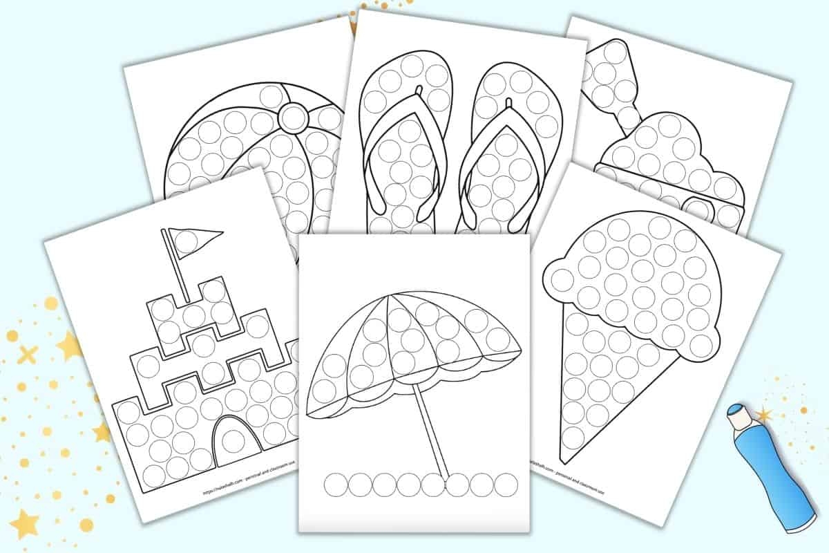 free dot marker printables