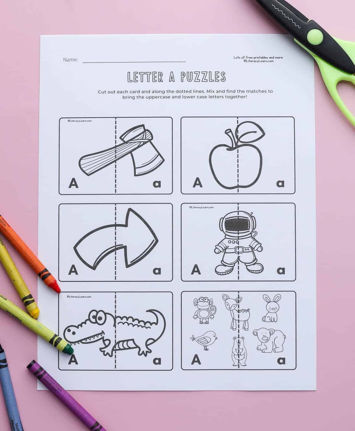 11 Letter A Worksheets For Preschool U0026 K Free Printables 