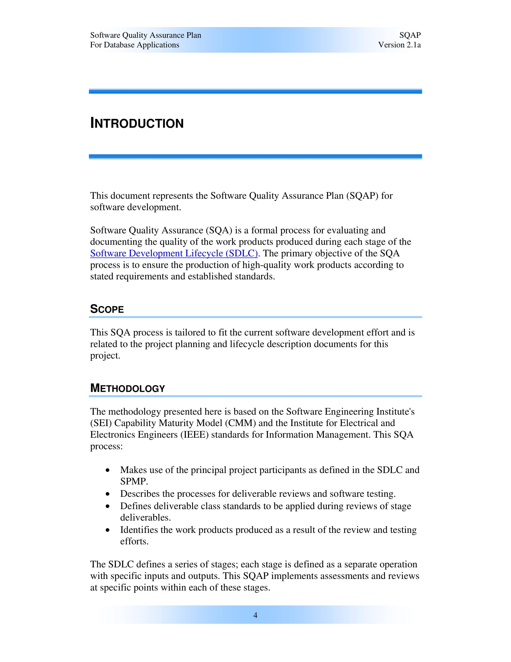 11 Software Quality Assurance Plan Examples To Download