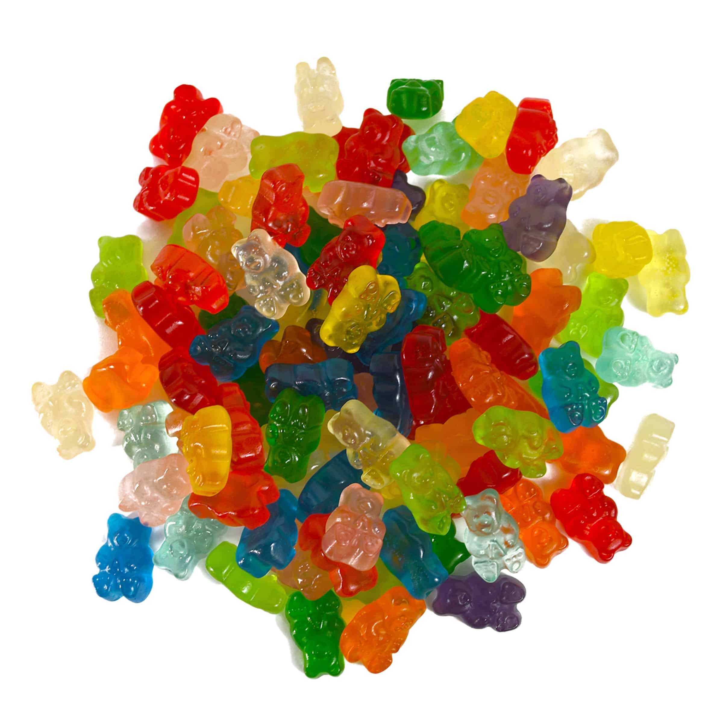 12 Flavors Gummy Bears Candy By The Pound LorentaNuts