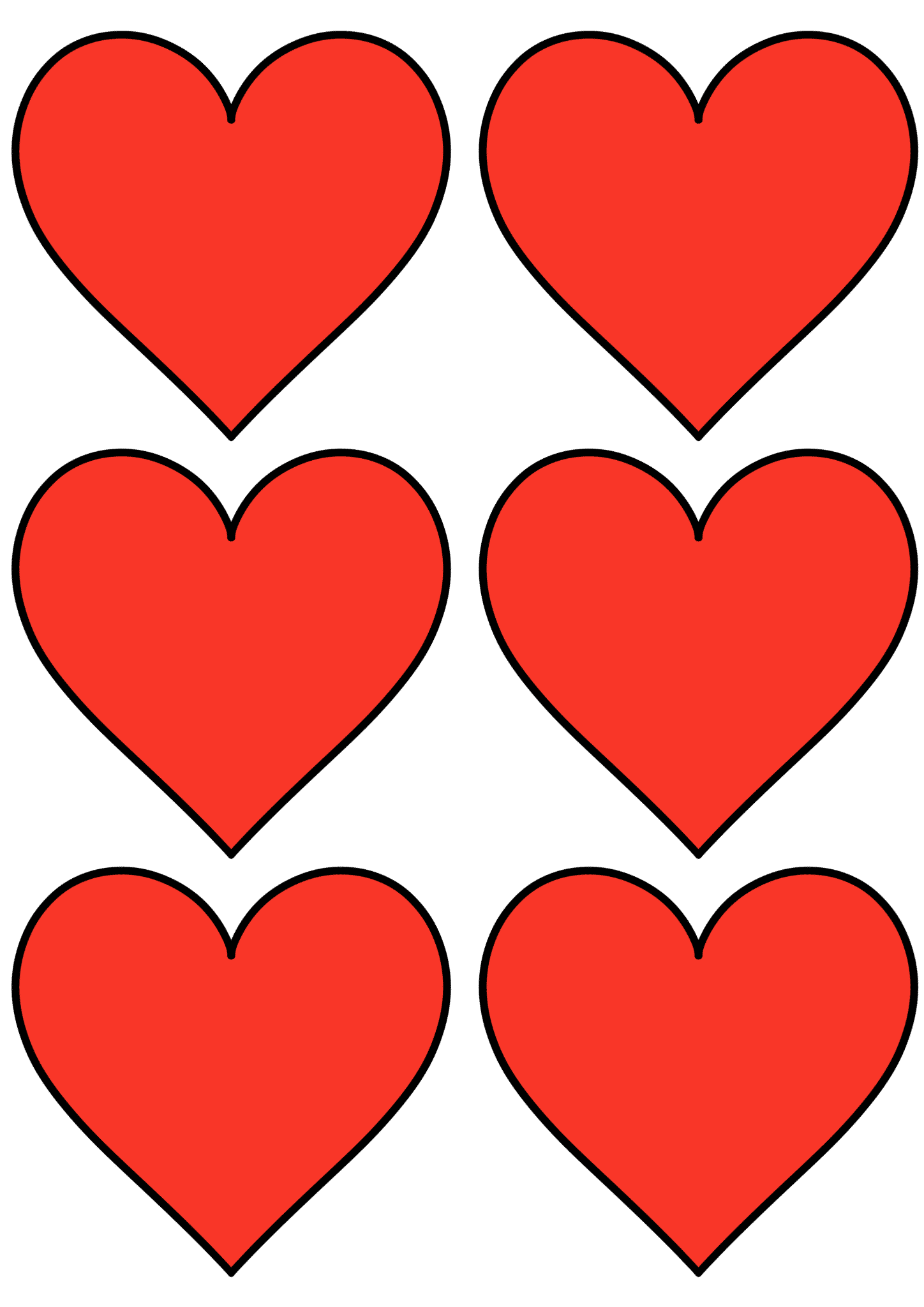 printable hearts template