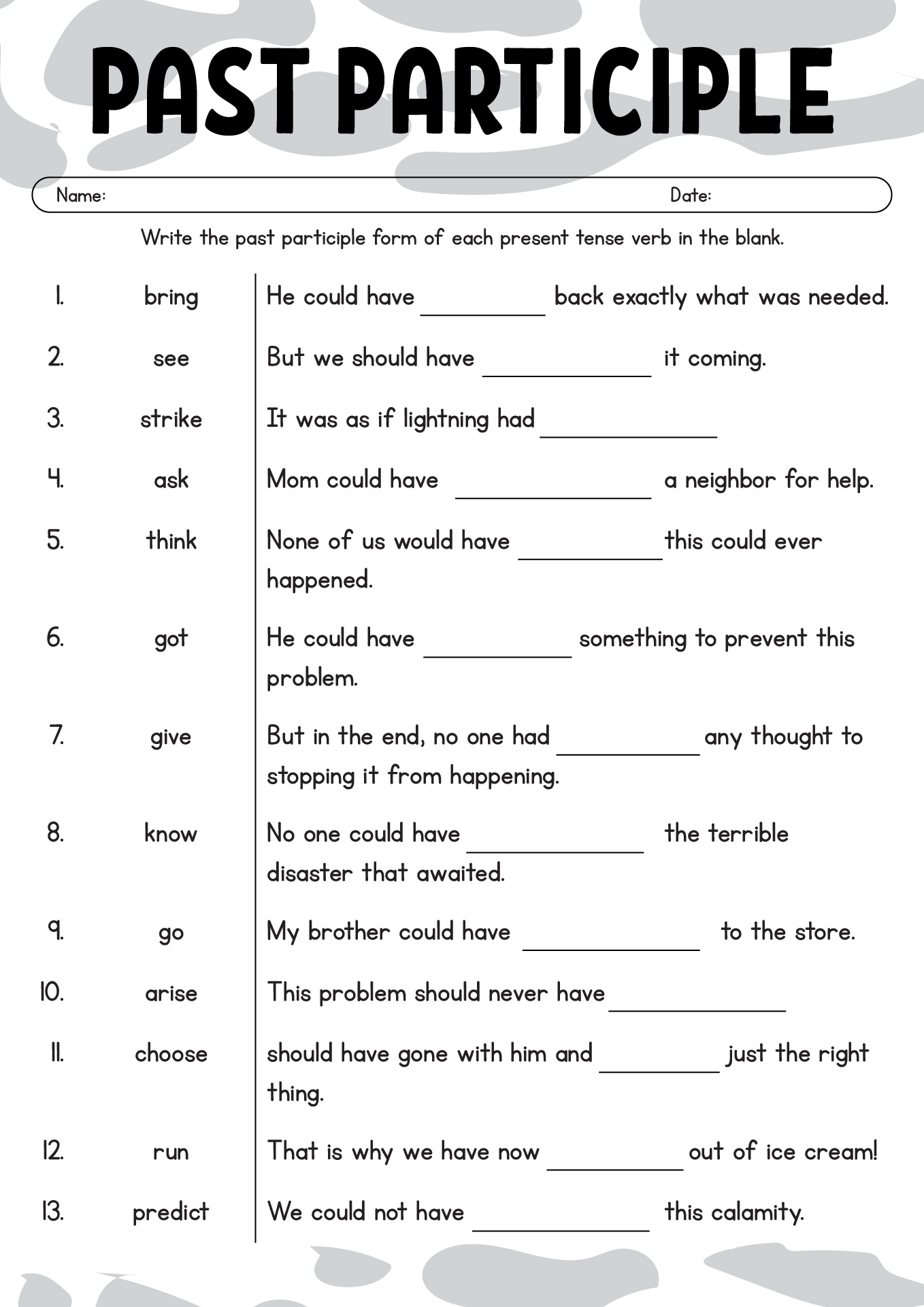 8th grade ela worksheets