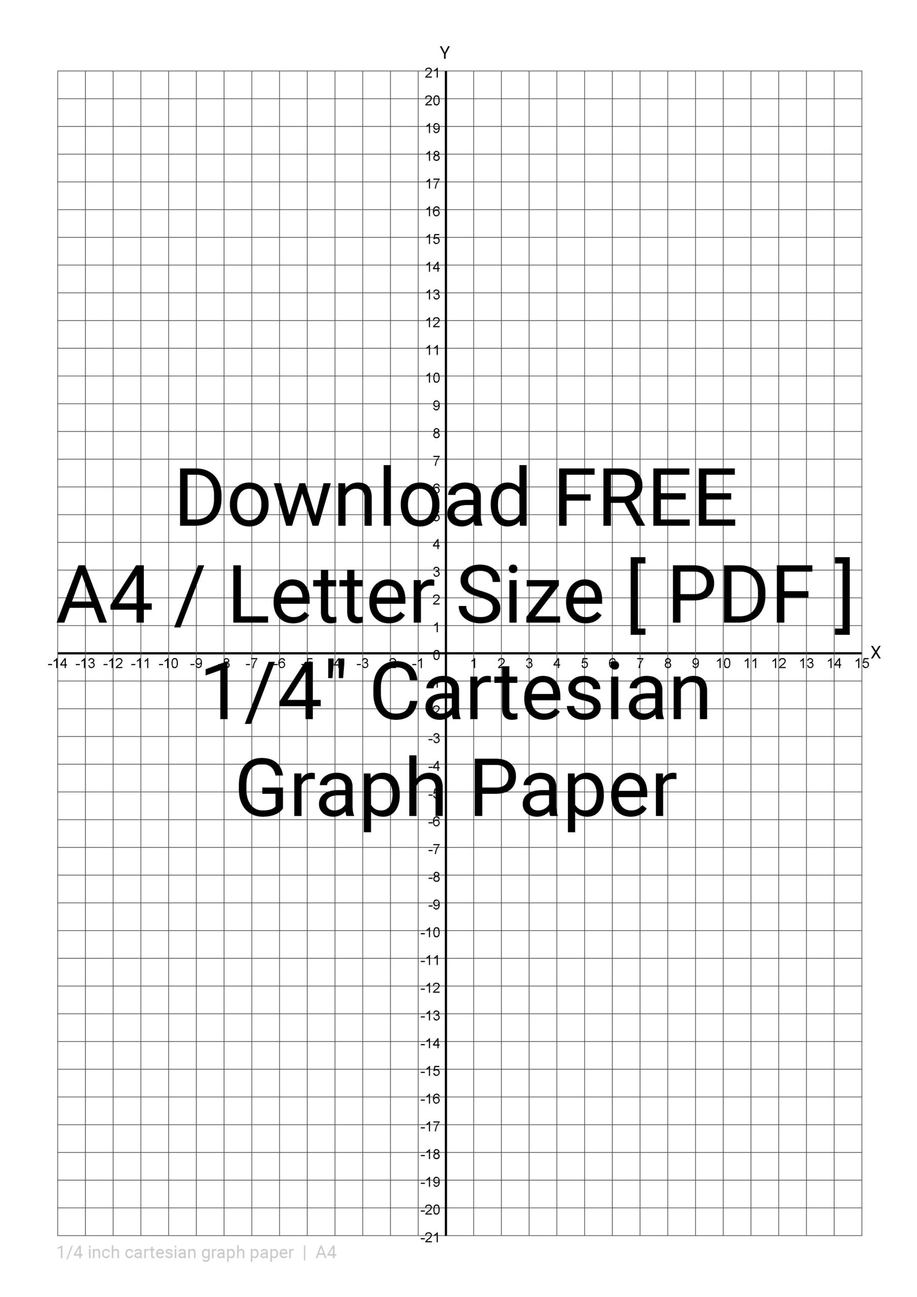 graph paper 1/4 inch printable