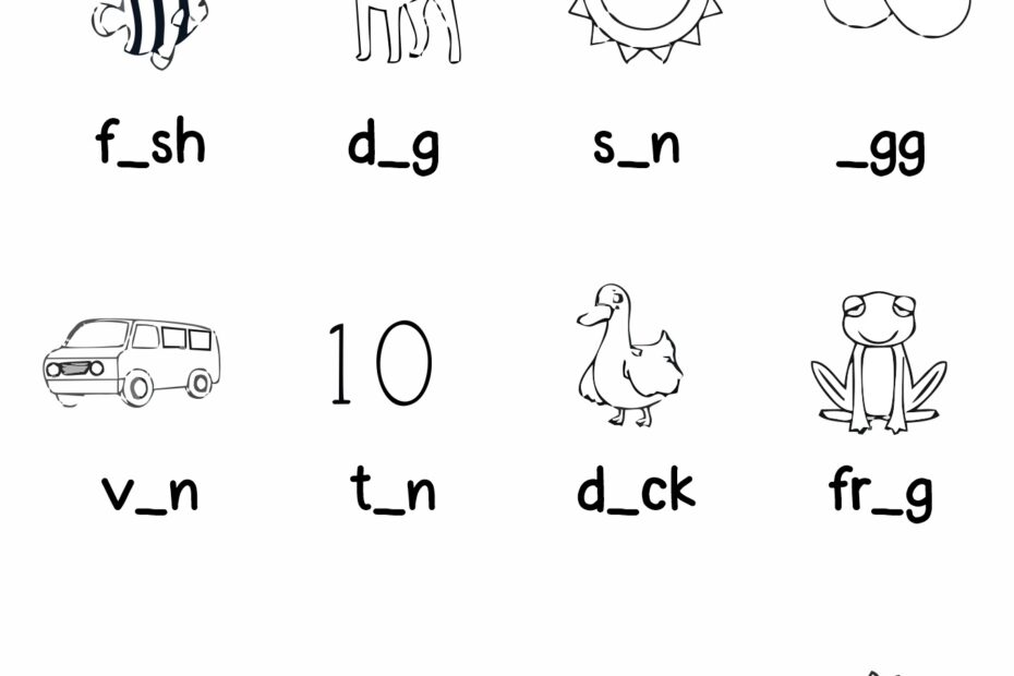 14 Free Printable Phonics Worksheets First Grade Free PDF At