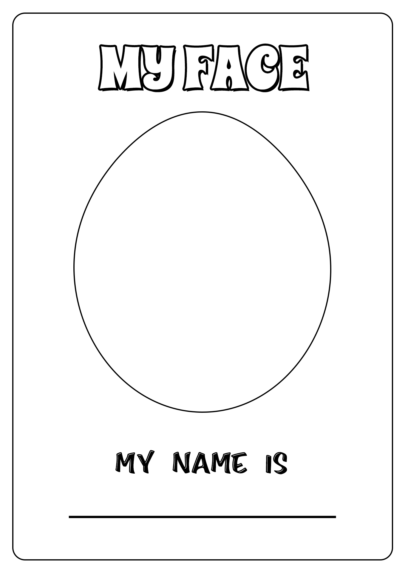 14 Self Portrait First Day Of School Worksheets Free PDF At Worksheeto