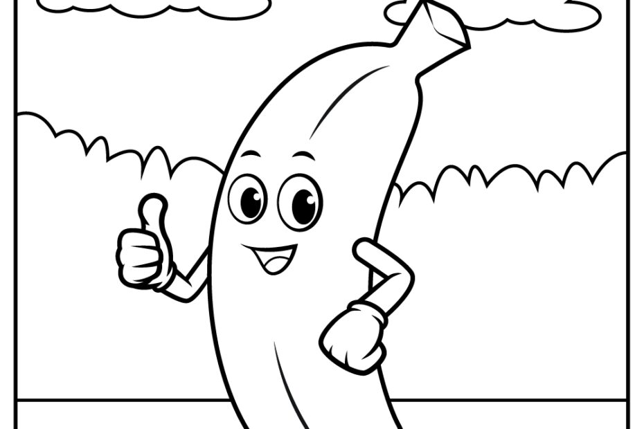 15 Bananas Coloring Pages 100 Free Printables