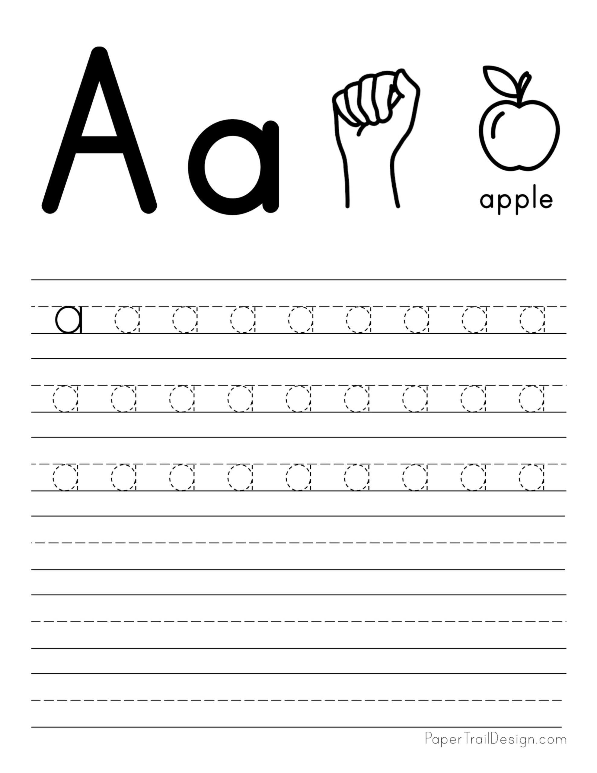 15 Best Free Printable Tracing Letters Printablee Worksheets Library