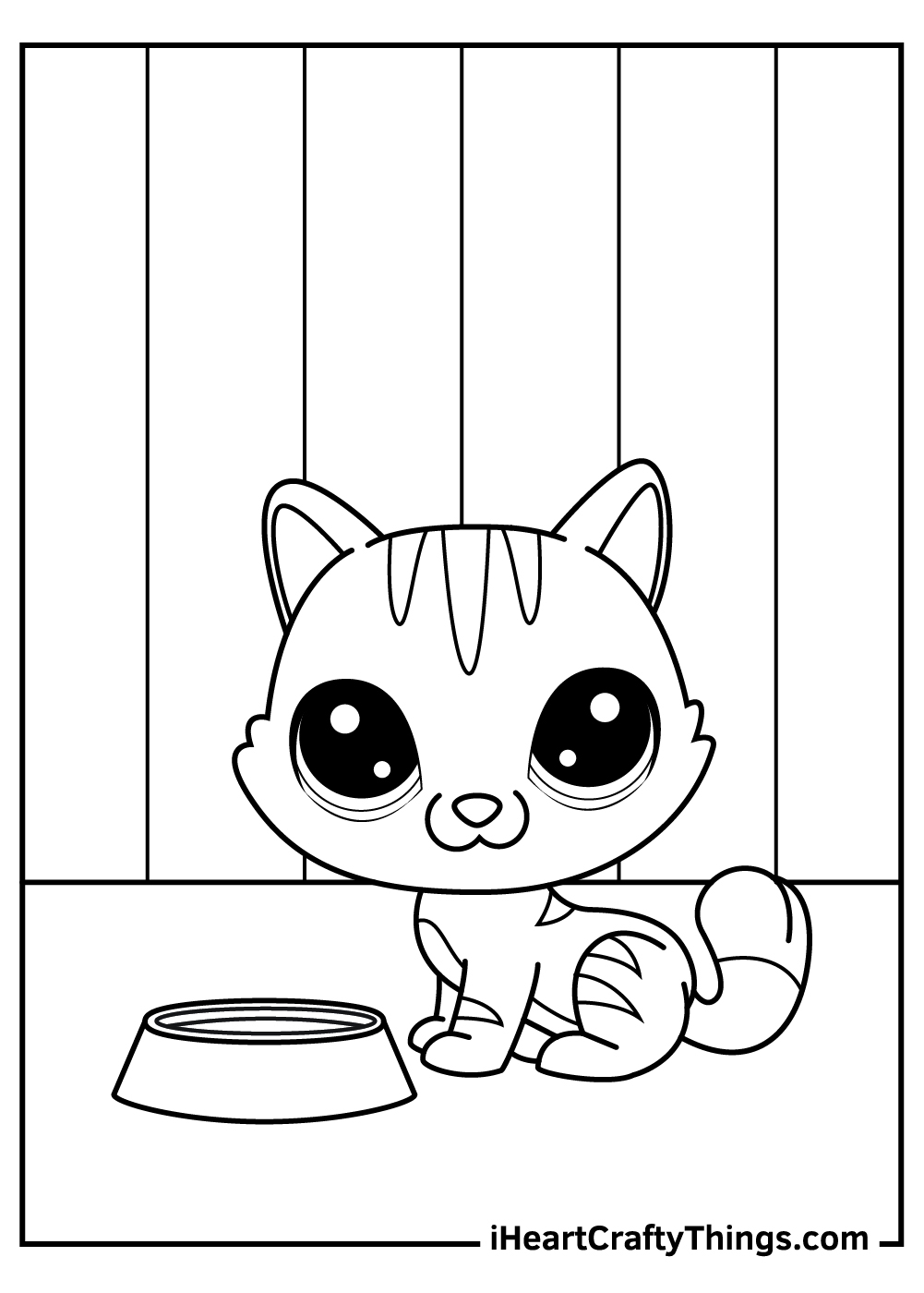 dog cat coloring pictures
