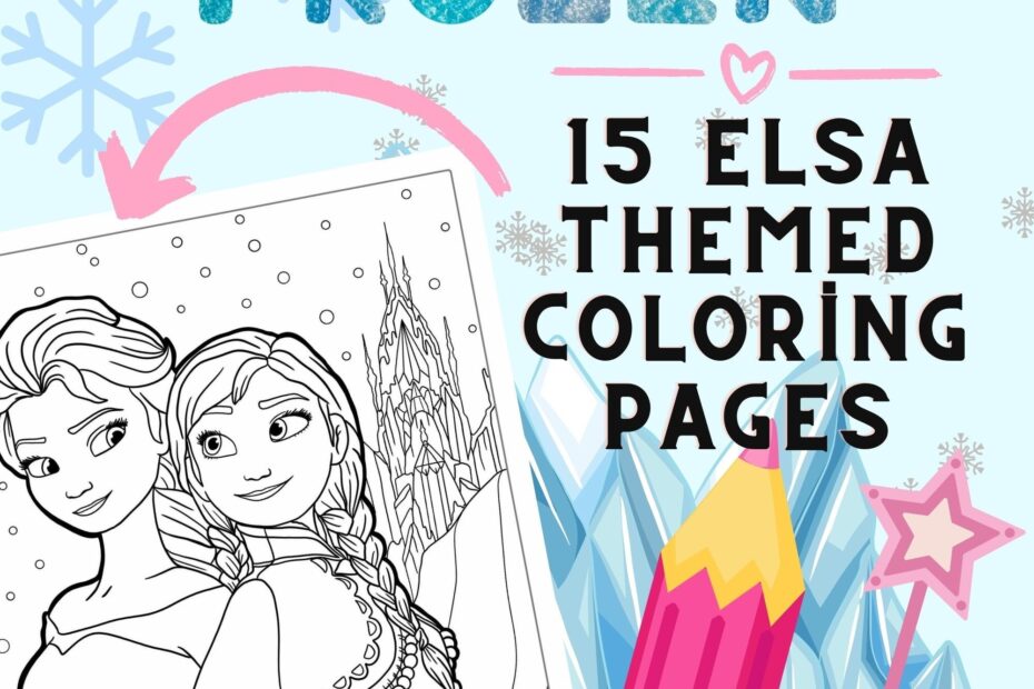 15 FROZEN Coloring Page Elsa Anna Coloring Book Printable Coloring Page Princes Coloring Page Kids Coloring Page Printable A4 Frozen Etsy