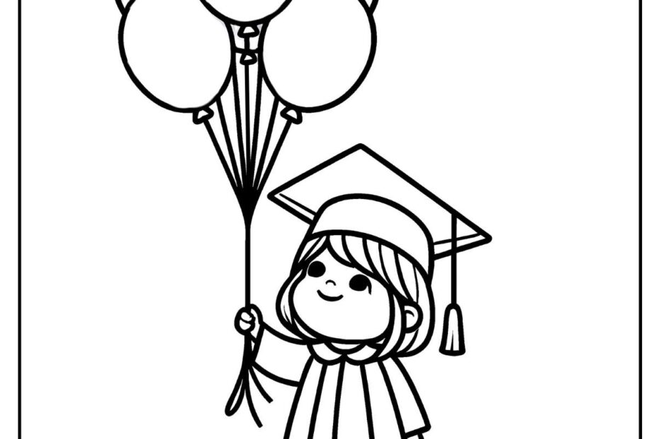 15 Graduation Coloring Pages Free PDF Printables
