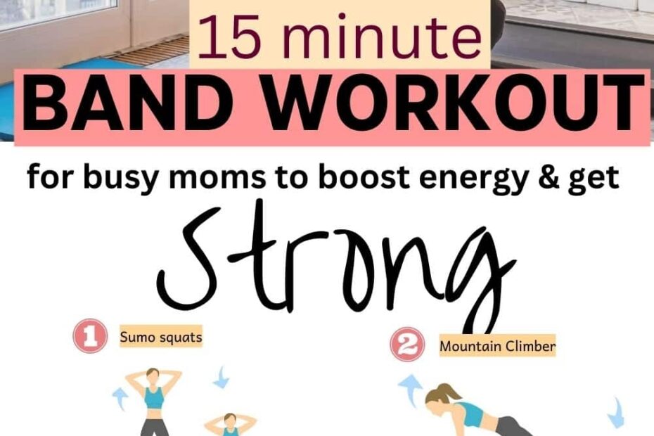 15 Minute Resistance Band Workout With PDF