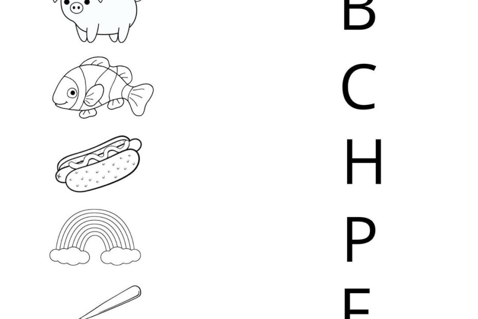 15 Printable Beginning Sounds Worksheets Preschool 1st Grade Phonics And Literacy Etsy