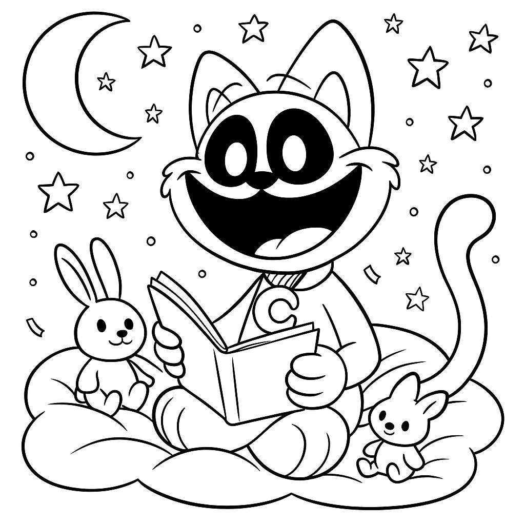 15 Printable CatNap Coloring Pages Free For Kids KidPrintables