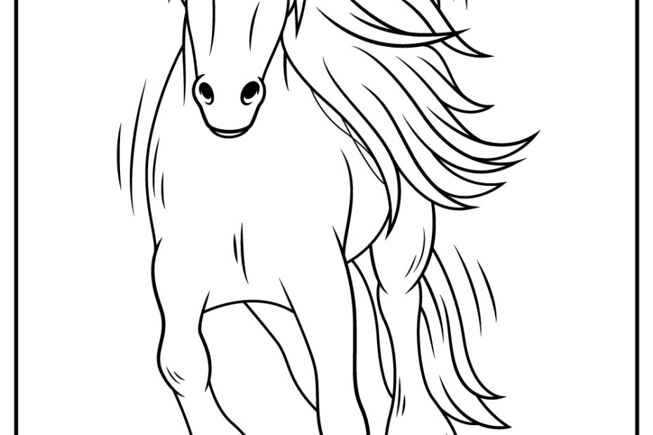 15 Realistic Horse Coloring Pages Updated 2025