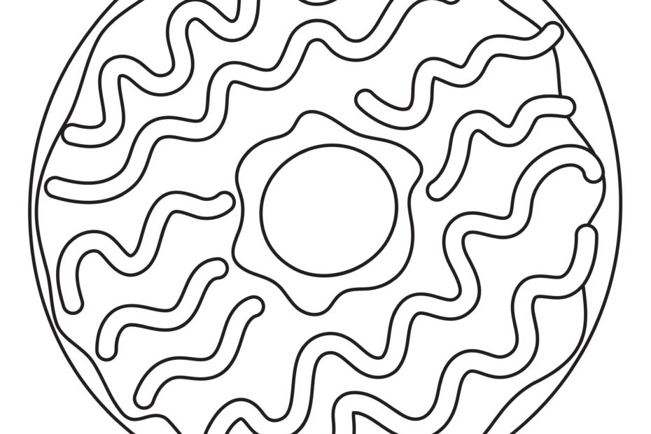 16 Printable Donut Coloring Pages Etsy