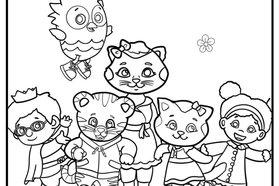 17 New Daniel Tiger Coloring Pages 100 Free To Print