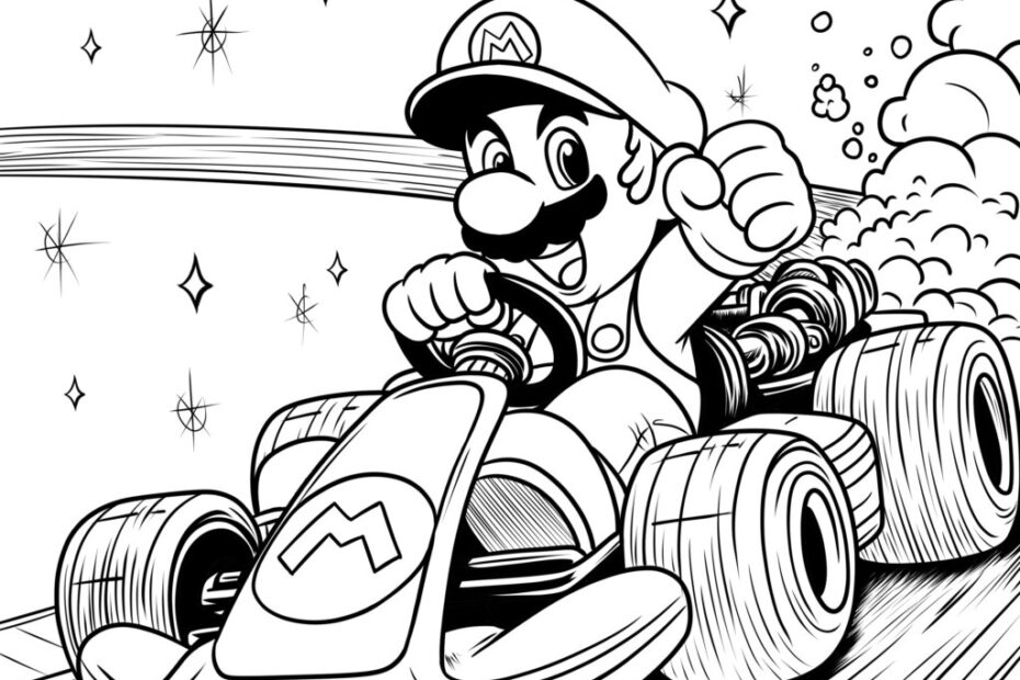 18 Awesome Super Mario Bros Coloring Pages TheToyZone