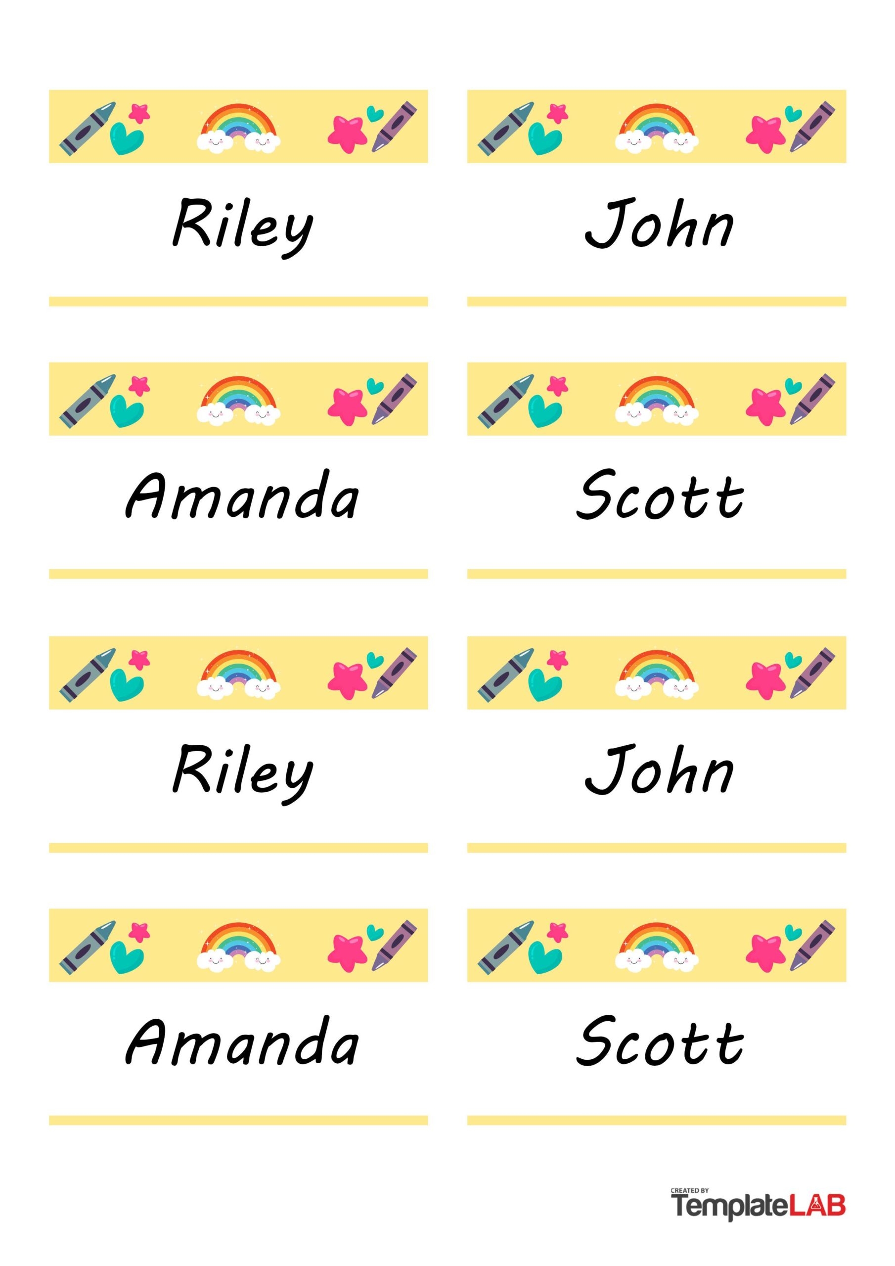 editable printable name tag template