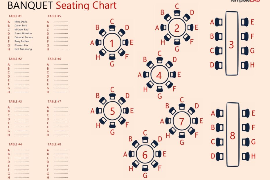 19 Great Seating Chart Templates Wedding Classroom More