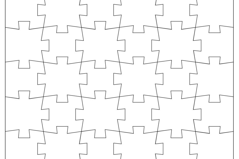 19 Printable Puzzle Piece Templates TemplateLab
