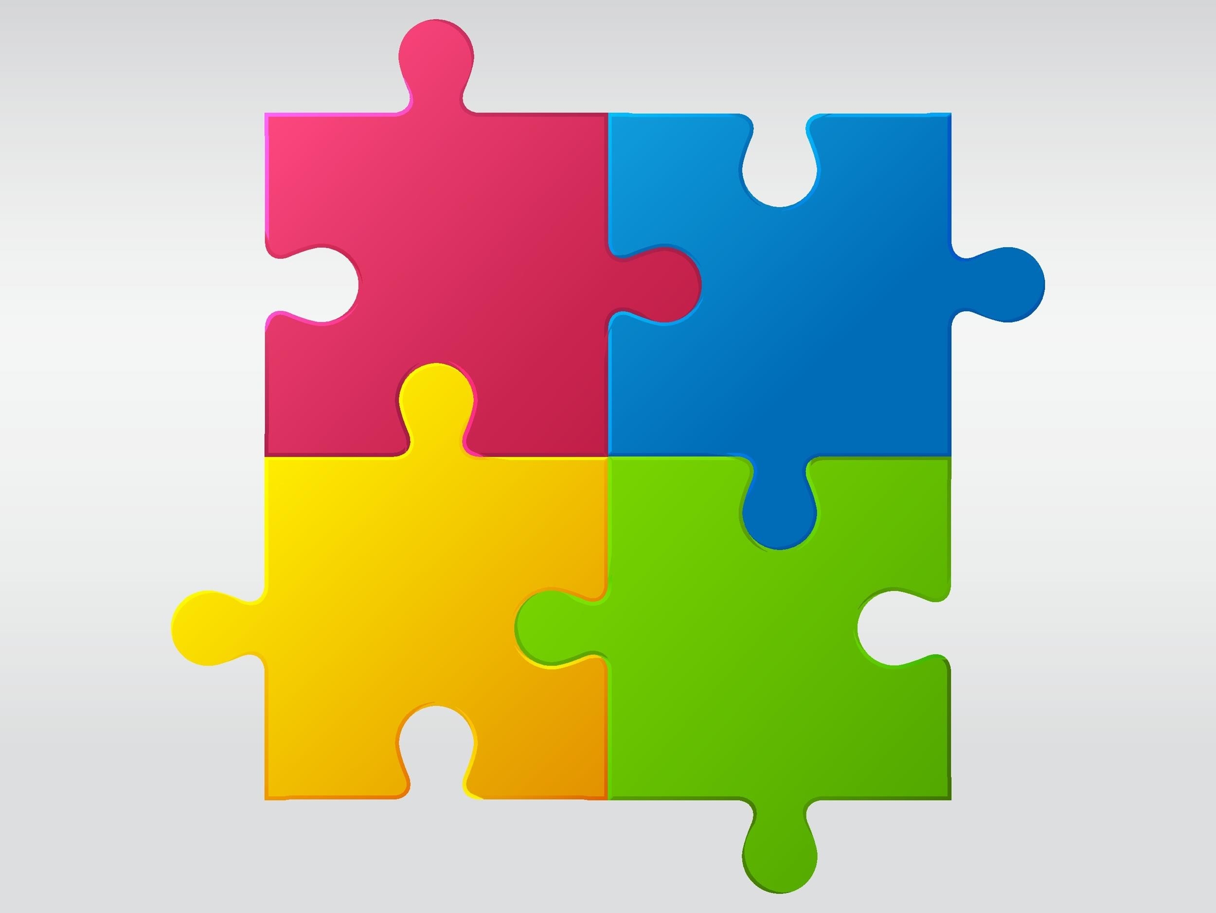 14 piece jigsaw puzzle template