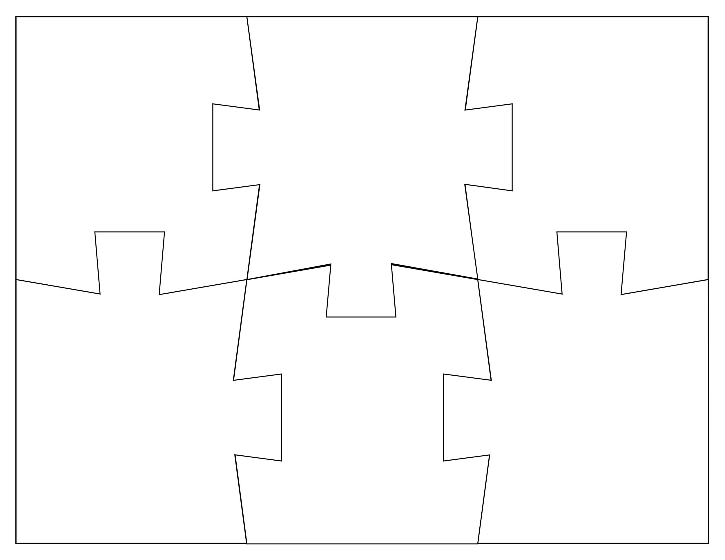 19 Printable Puzzle Piece Templates TemplateLab Worksheets 