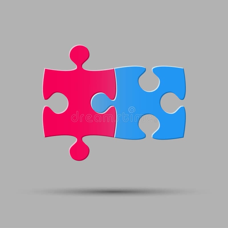 two puzzles same template