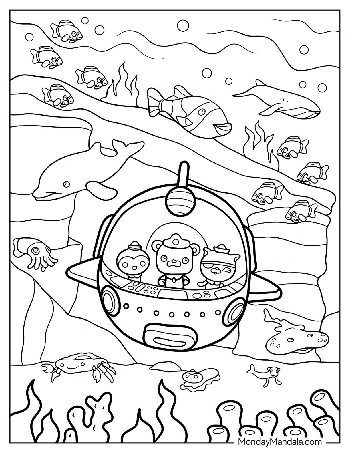 20 Octonauts Coloring Pages Free PDF Printables 