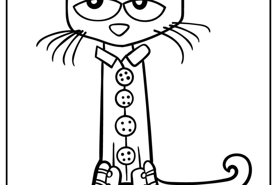 20 Pete The Cat Coloring Pages 100 Free Printables