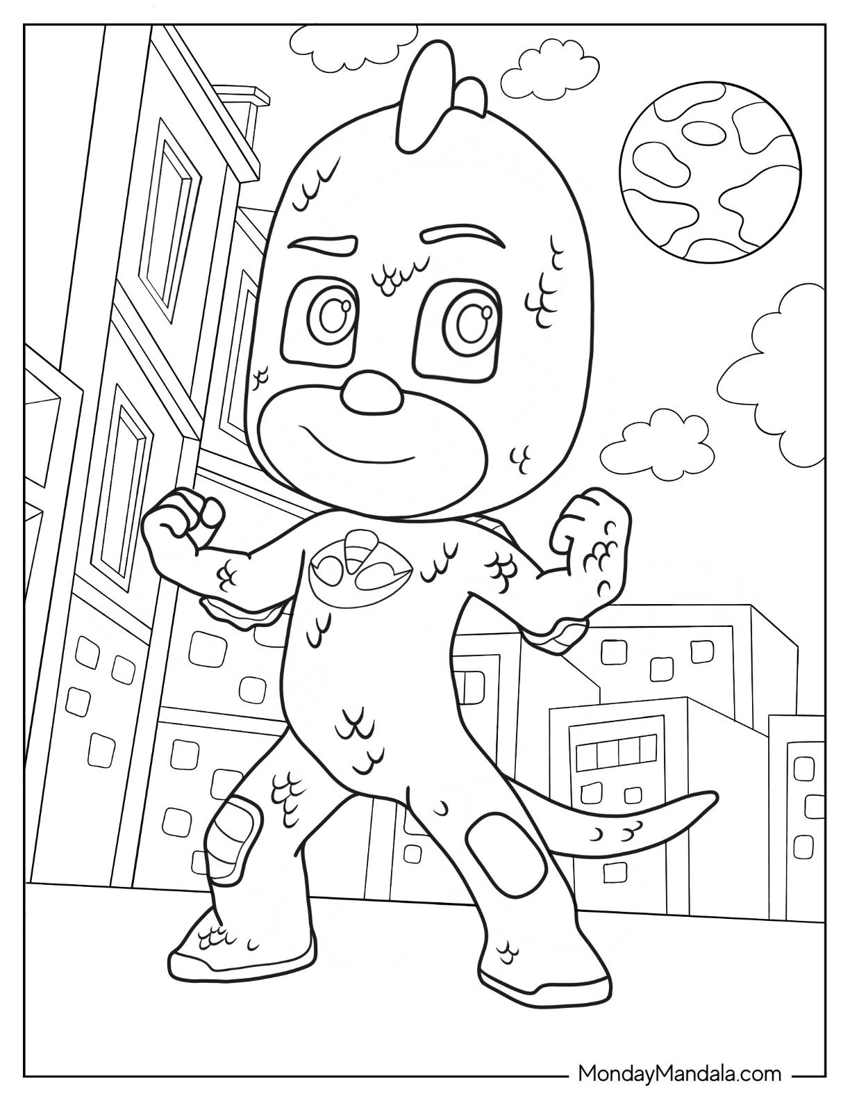 pj masks coloring pages printable