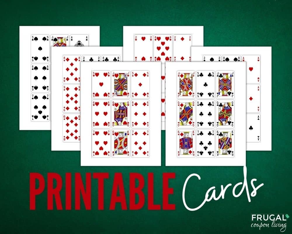 printable playing cards
