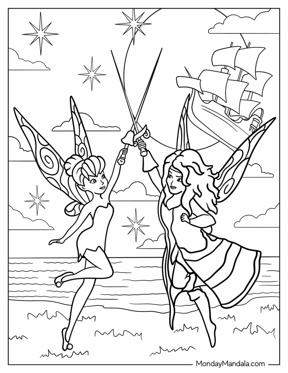 20 Tinker Bell Coloring Pages Free PDF Printables 