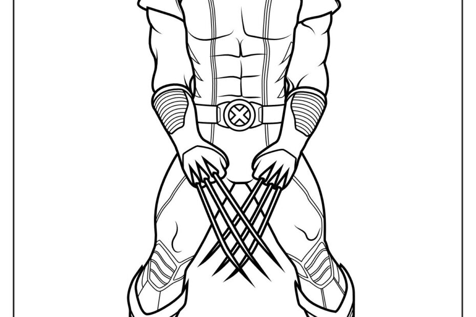 20 Wolverine Coloring Pages Free PDF Printables