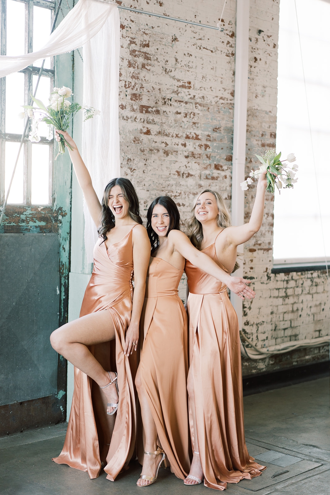 rust colored bridesmaid dress