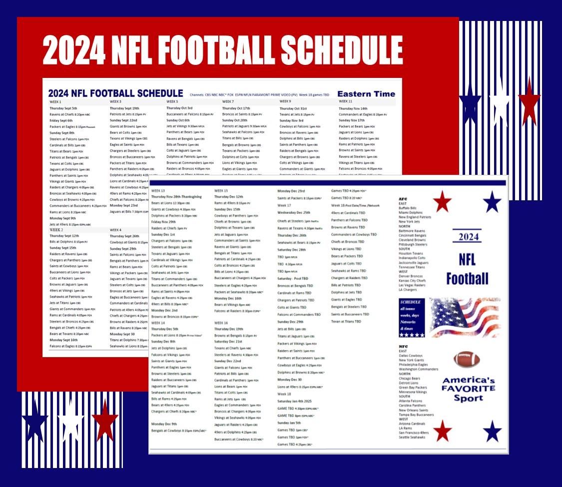 2024 Steelers Schedule Magnet Etsy