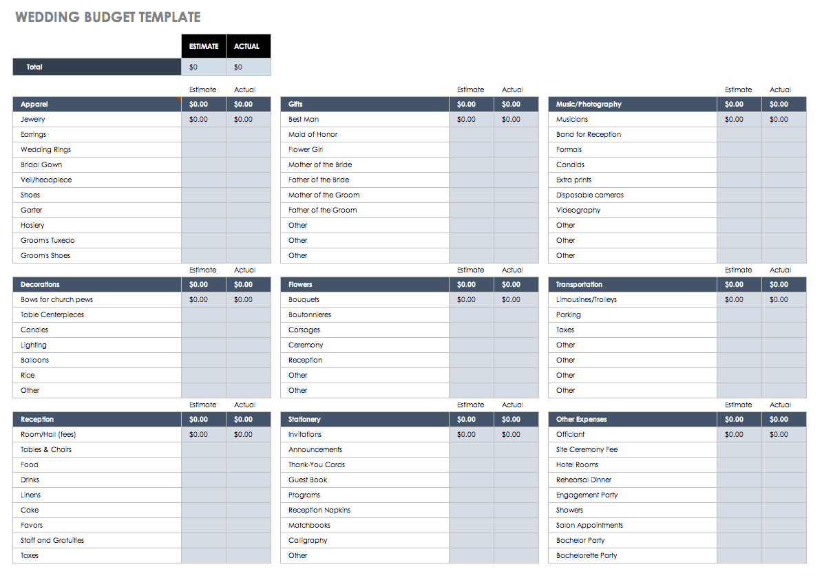 21 Free Event Planning Templates Smartsheet Worksheets Library