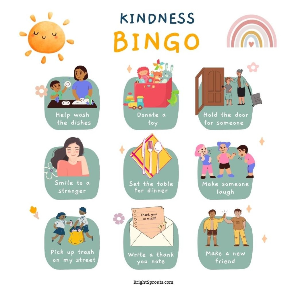 kindness activity for kindergarten printable