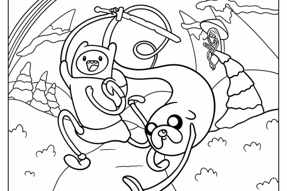 24 Adventure Time Coloring Pages Free PDF Printables