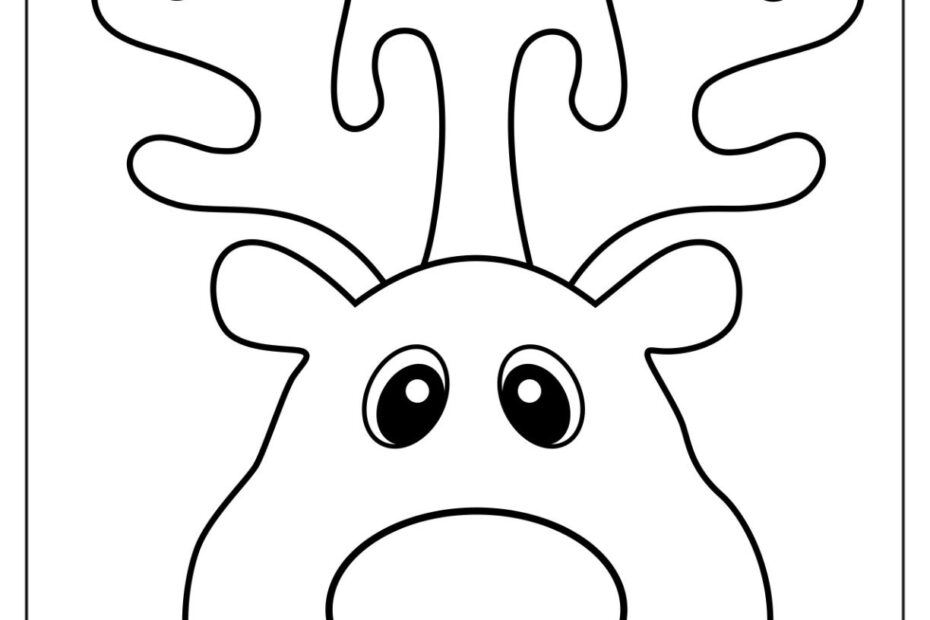 24 Rudolph Coloring Pages Free PDF Printables