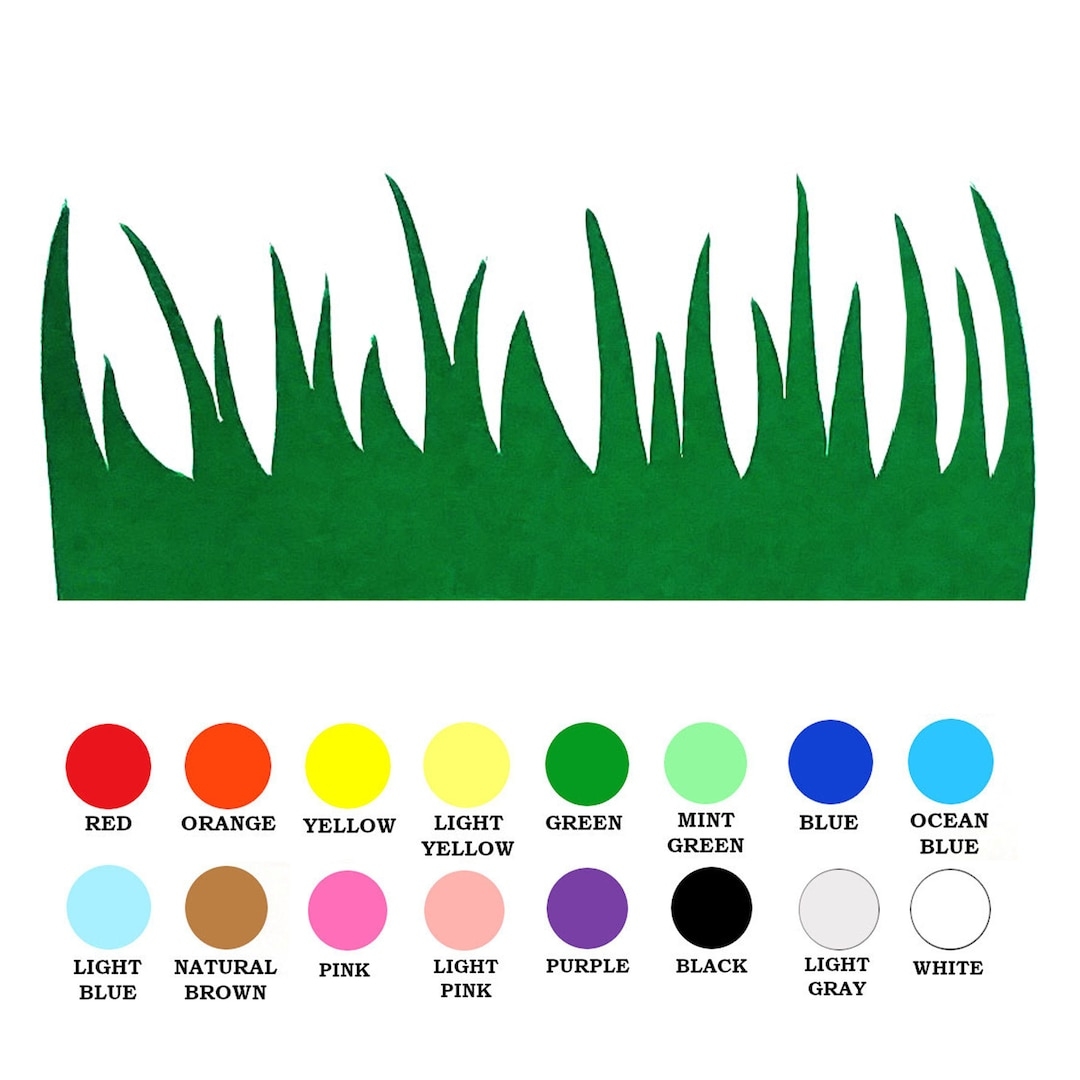 25 Pack Paper Grass Shape Grass Shapes Paper Grass Cut Outs Paper Grass Die Cuts Etsy UK