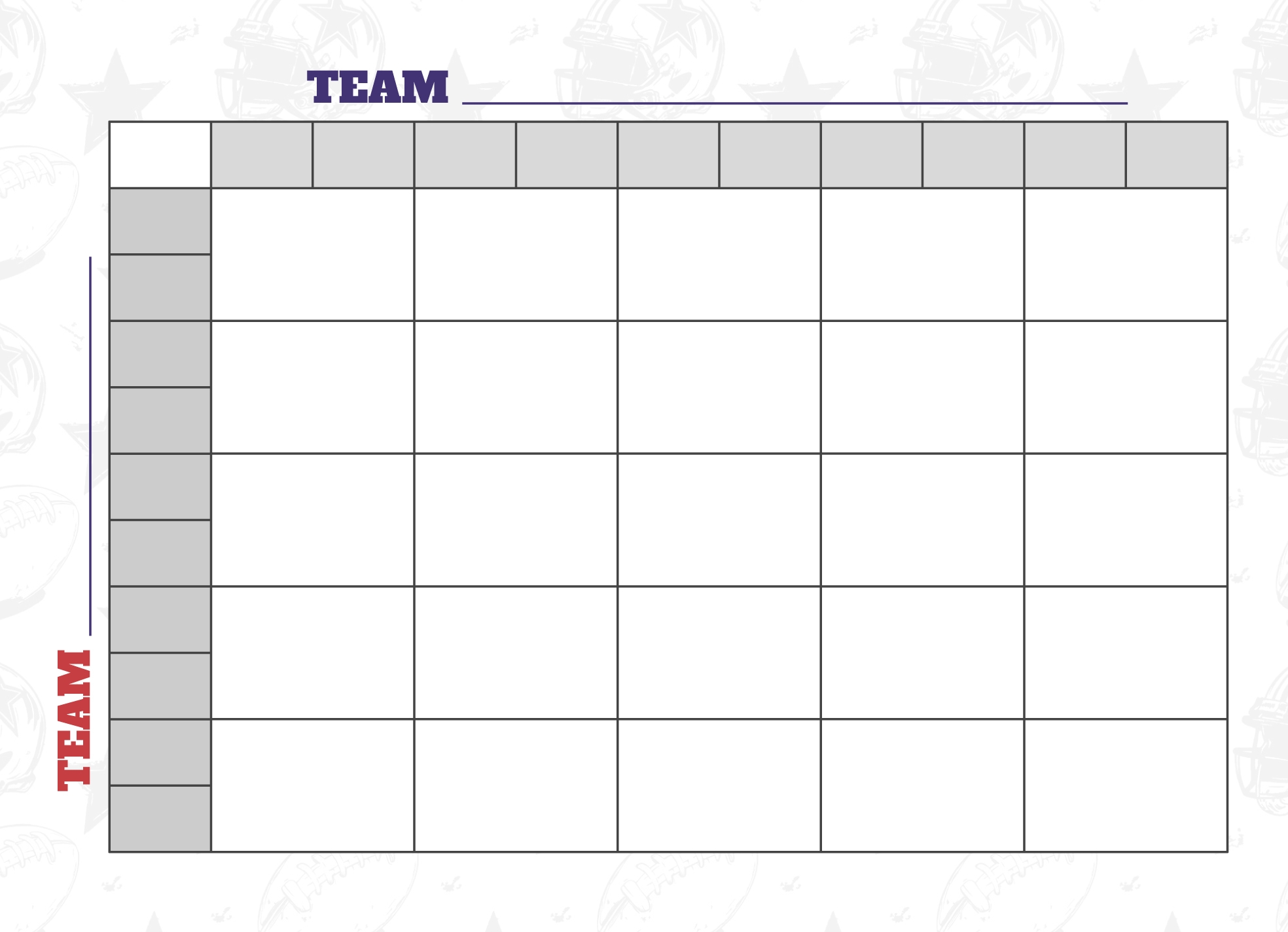 free printable football templates