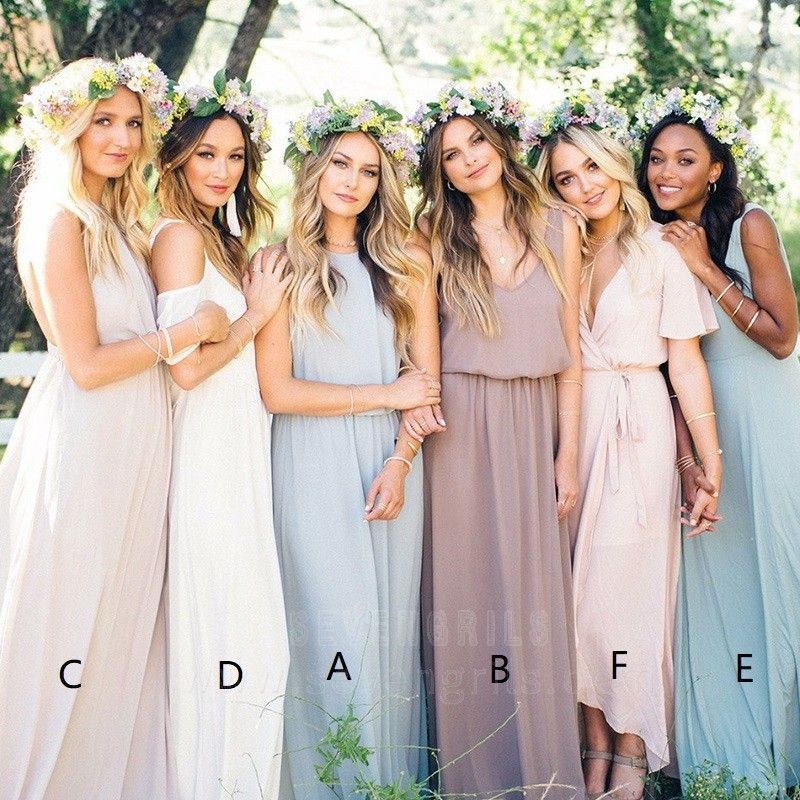 27 Pastel Color Dresses For Beach Wedding Ideas Bridesmaid 
