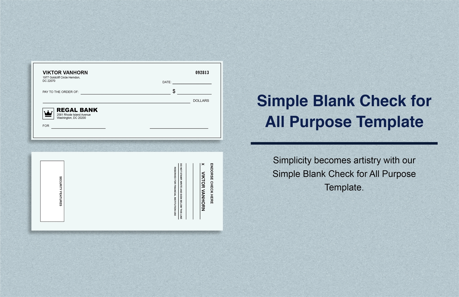 28 Blank Check Template DOC PSD PDF U0026 Vector Formats