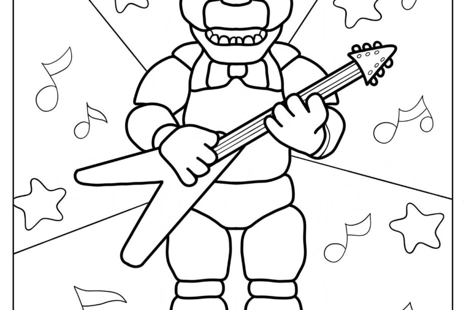 28 Five Nights At Freddie s Coloring Pages Free PDF Printables