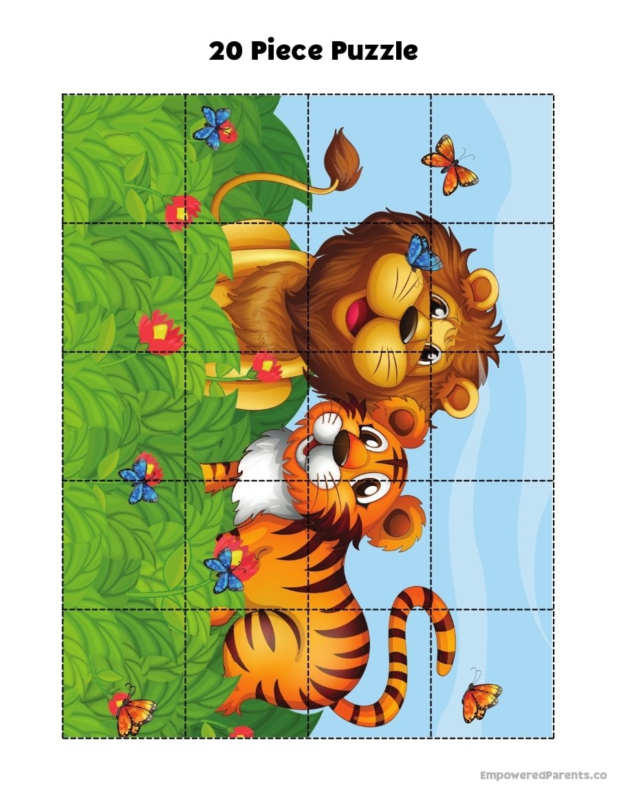 28 Printable Puzzles For Toddlers And Preschoolers PDF 